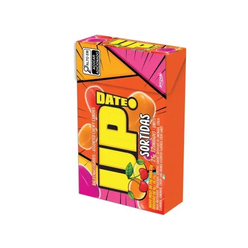 Bala Mastigável Up Date Sortidas - Caixa com 25G