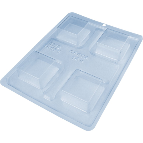 Forma De Acetato Especial BWB Pão de Mel Quadrado M (10575) com 1un