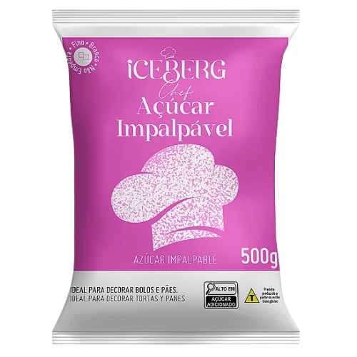 Açúcar Impalpável Iceberg - Pacote com 500G