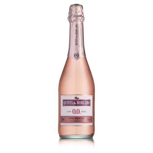 Espumante Quinta do Morgado Pink Moscato Zero Álcool - Garrafa com 660ML