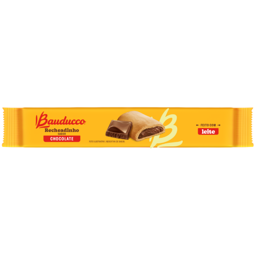 Biscoito Recheadinho Bauducco Sabor Chocolate - Pacote com 104G