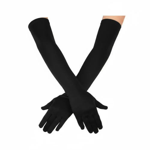 Luva Poliéster Preta 41CM