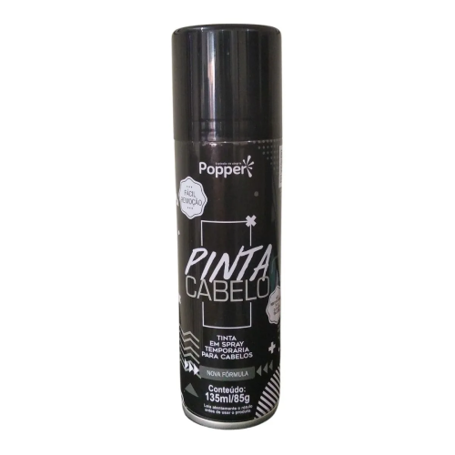 Spray Pinta Cabelo Fluorescente Preto 150ML
