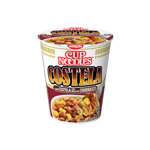 Cup Noodles Sabor Costela com Molho de Churrasco - Pote com 68G