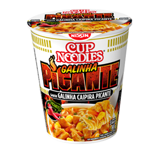 Cup Noodles Sabor Galinha Caipira Picante - Pote com 68G