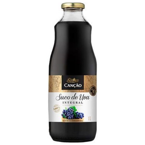 Suco de Uva Tinto Integral Canção - Garrafa com 1L