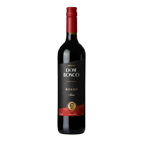 Vinho Dom Bosco Tinto Suave Uva Bordô - Garrafa com 750ML