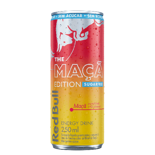 Energético Red Bull Maçã Sugarfree - 250ML