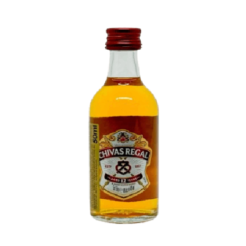 Miniatura Whisky Chivas 12 Anos - Garrafa com 50ML