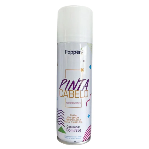 Spray Pinta Cabelo Fluorescente Branco 150ML