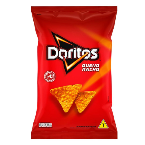Salgadinho Doritos Sabor Queijo Nacho - Pacote com 120G