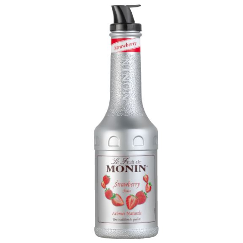 Xarope Le Fruit de Monin Sabor Morango - Garrafa com 1L