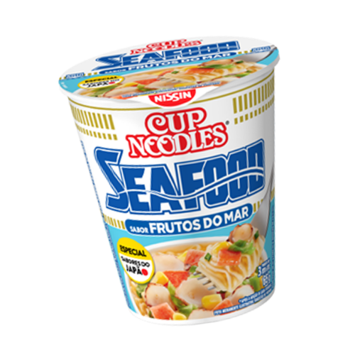 Cup Noodles Sabor Frutos do Mar - Pote com 65G
