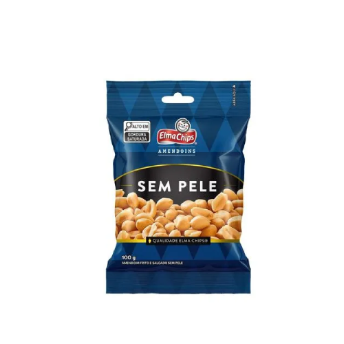 Amendoim Elma Chips Sem Pele - Pacote com 100G