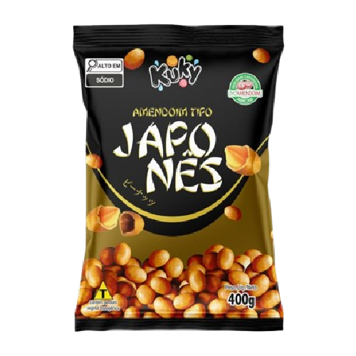 Amendoim Kuky Tipo Japonês - Pacote com 400G