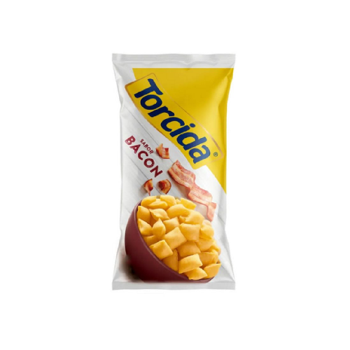 Salgadinho Torcida Sabor Bacon - Pacote com 35G