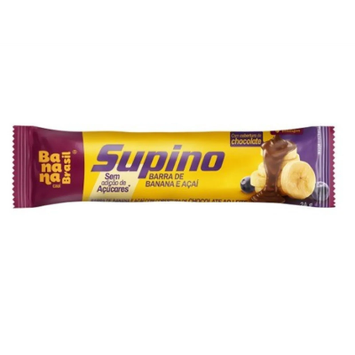 Barra Supino Zero Banana e Açaí - Embalagem com 24G