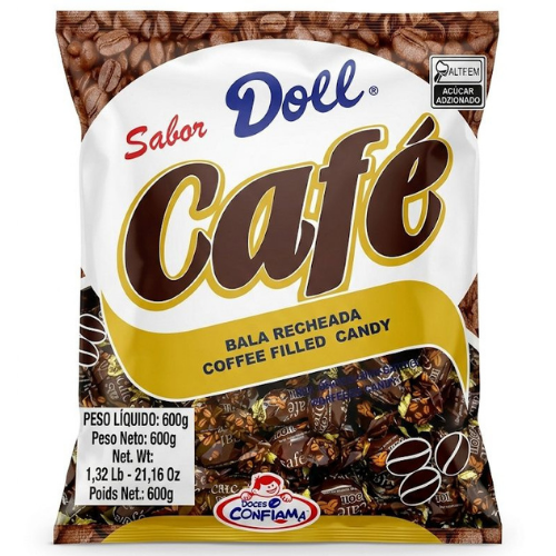 Bala Dura Confirma Sabor Café - Embalagem com 600G