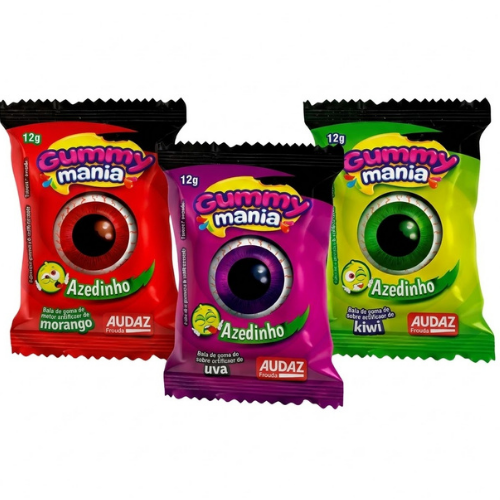 Gelatina Gummy Manis Olho Azedinho - Embalagem com 12G