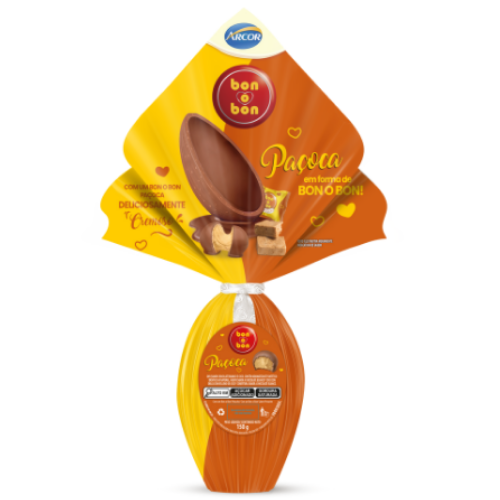 Ovo de Páscoa Bon O Bon Paçoca 150G