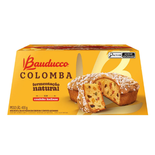 Colomba Frutas Bauducco - Embalagem com 400G