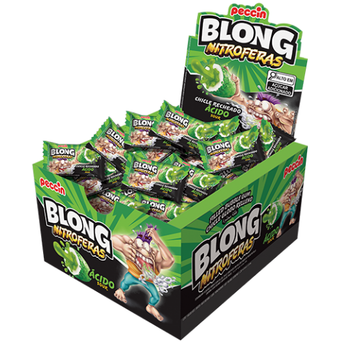 Chiclete Blong Nitroferas Ácido - Embalagem com 200G