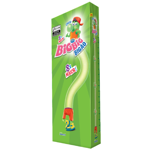 Chiclete BigBig Bigão Sabor Hortelã - Embalagem com 696G