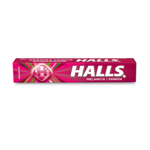 Bala Halls Sabor Melancia - Embalagem com 27,5G