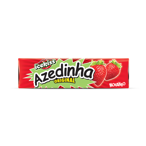 Drops Icekiss Azedinha Sabor Morango - Embalagem com 29G