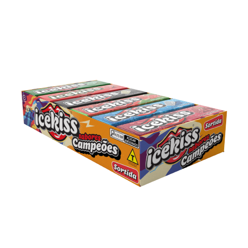 Drops Icekiss Sabores Campeões Sortido - Embalagem com 348G