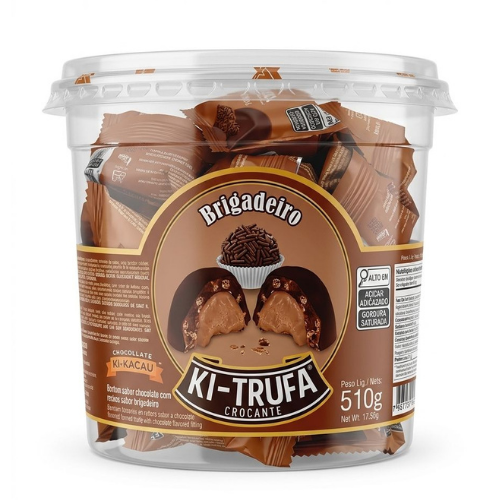 Trufa Ki-Trufa Sabor Brigadeiro - Embalagem com 510G
