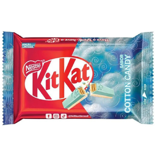 Chocolate KitKat Sabor Algodão Doce - Embalagem com 41,5G