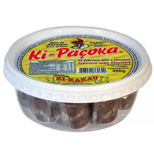 Paçoca Ki-Paçoka Escura - Embalagem com 260G