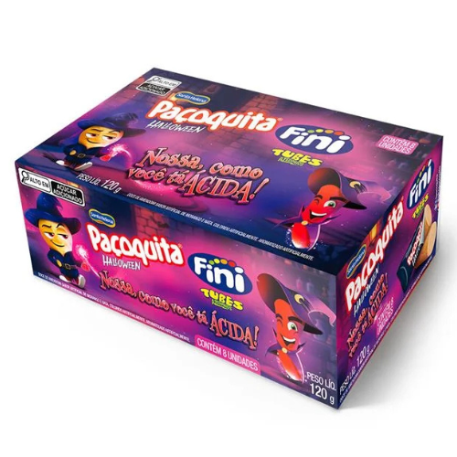 Doce Paçoquita Santa Helena Fini Halloween - Embalagem com 120G