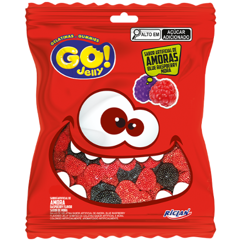 Gelatina Go Jelly Amoras - Embalagem com 15G
