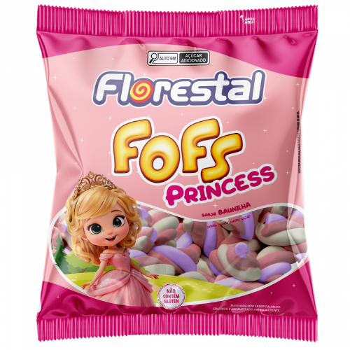 Marshmallow Fofs Florestal Twist Priness - Embalagem com 220G