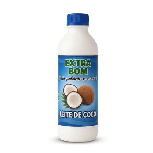 Leite de Coco Extra Bom - Embalagem com 1L