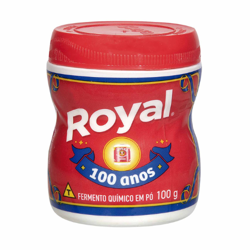 Fermento Químico em Pó Royal - Embalagem com 100G