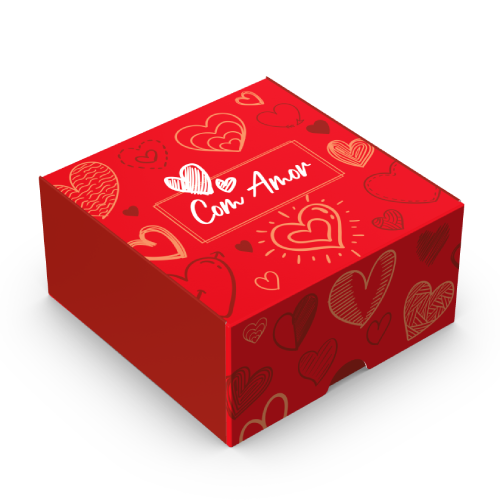 Caixa Amor Para 4 Doces