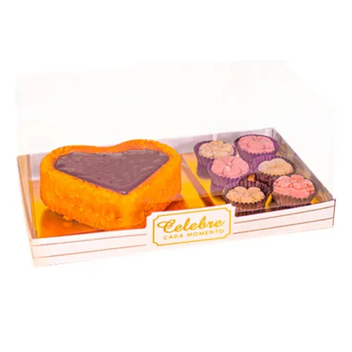 Caixa Bento Cake para 6 Doces - Celebração