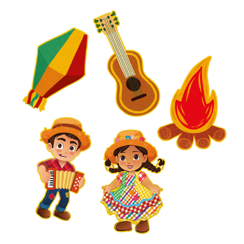 Kit Decoração de Parede Arraiá