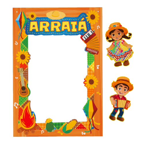 Kit Moldura para Foto Arraiá