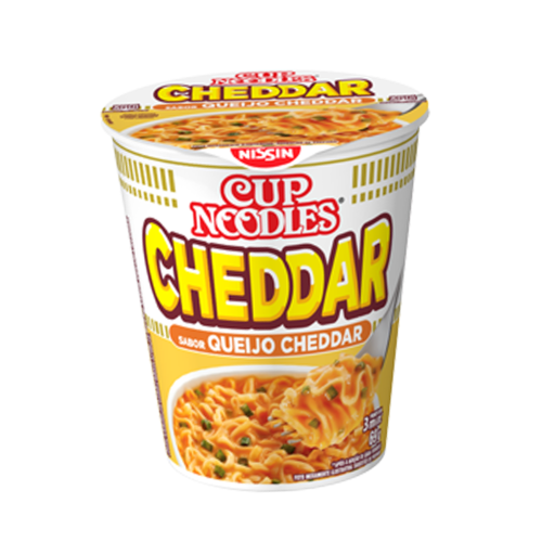 Cup Noodles Sabor Queijo Cheddar - Embalagem com 69G