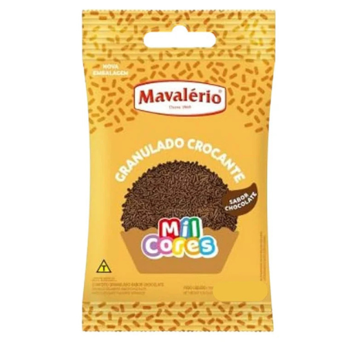 Granulado Crocante Mavalério Sabor Chocolate - Embalagem com 120G