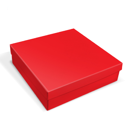 Caixa Para Presente Retangular Vermelha