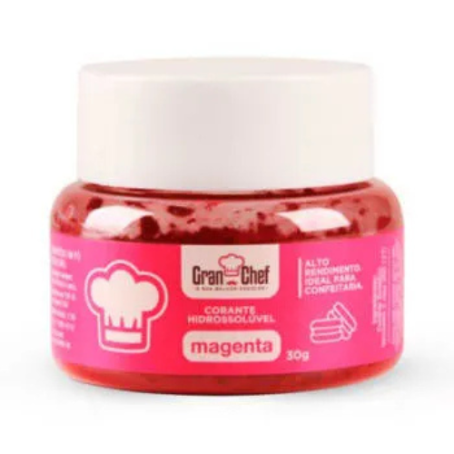 Corante Em Pó Lipossolúvel Margenta - Embalagem com 30G