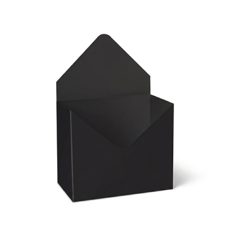 Caixa Envelope Estampa Preto