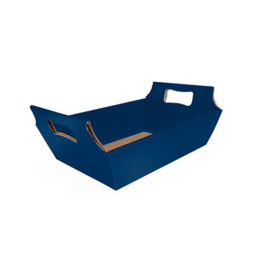 Bandeja com Alça Estampa Azul Royal M