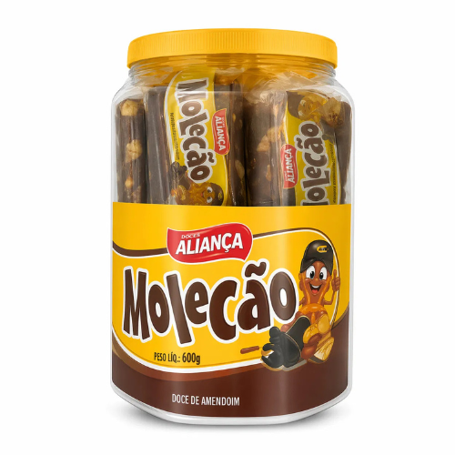 Doce de Amendoim Aliança Molecão - Embalagem com 1,250KG