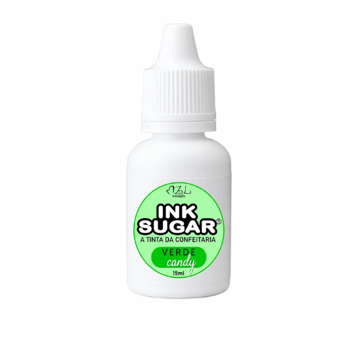 Tinta Alimentícia Ink Sugar Verde Candy - Embalagem com 15ML